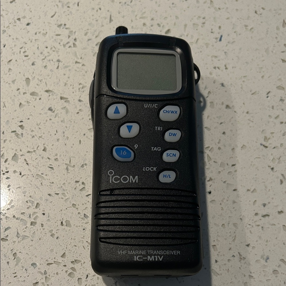 Black Portable Radio with Charger